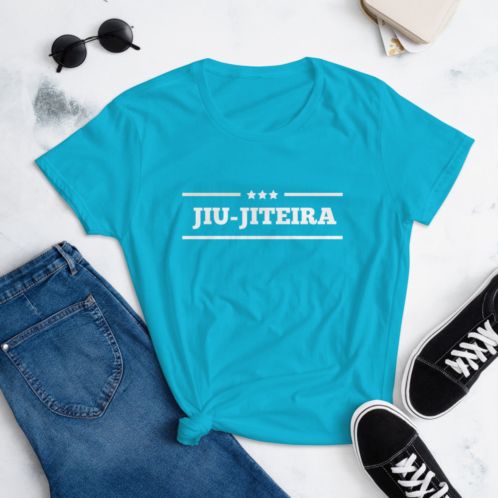 Women's short sleeve t-shirt- Military JiuJiteira - The Women of Jiujitsu