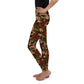 Youth Leggings sizes (8-14)- Jiujitsu Roses Skulls - The Women of Jiujitsu
