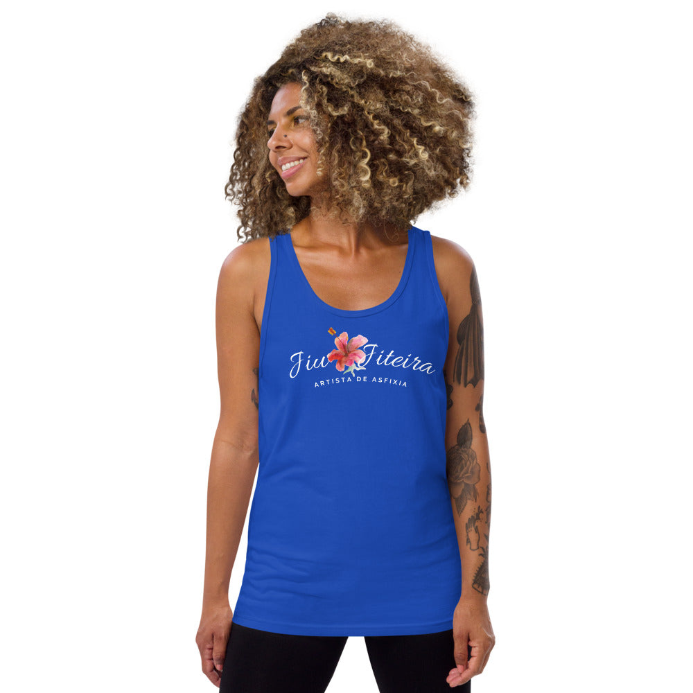 Unisex Tank Top- Jiujiteira White Logo - The Women of Jiujitsu