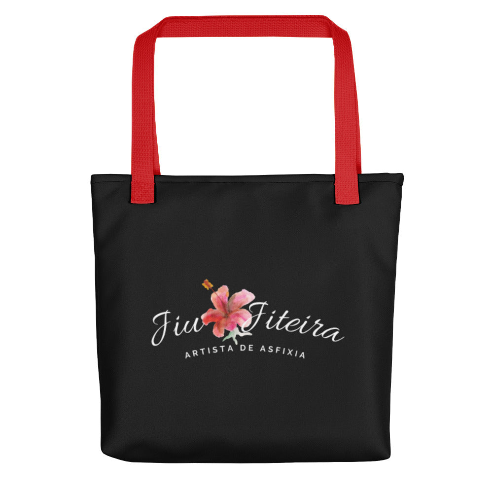 Tote bag- JiuJiteira Artista De Asfixia Logo White - The Women of Jiujitsu