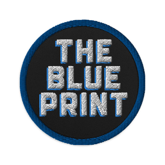 Embroidered patches- The Blue Print iron-on, sew-on, embroidered patch - The Women of Jiujitsu