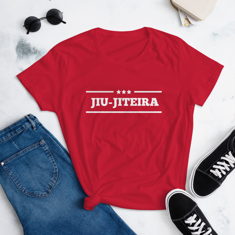 Women's short sleeve t-shirt- Military JiuJiteira - The Women of Jiujitsu