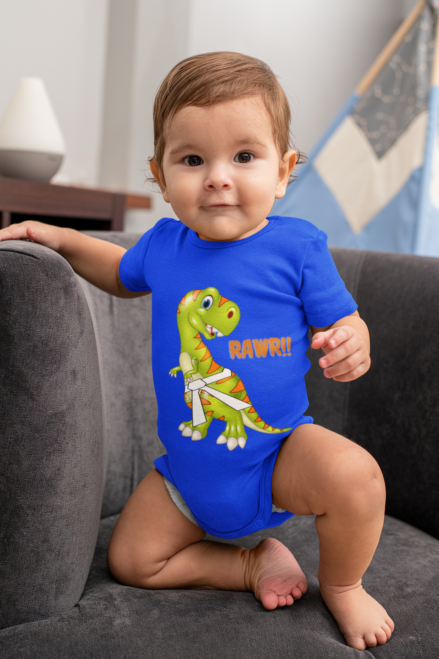 Baby Onesie- JiuJitsu-Saur - The Women of Jiujitsu