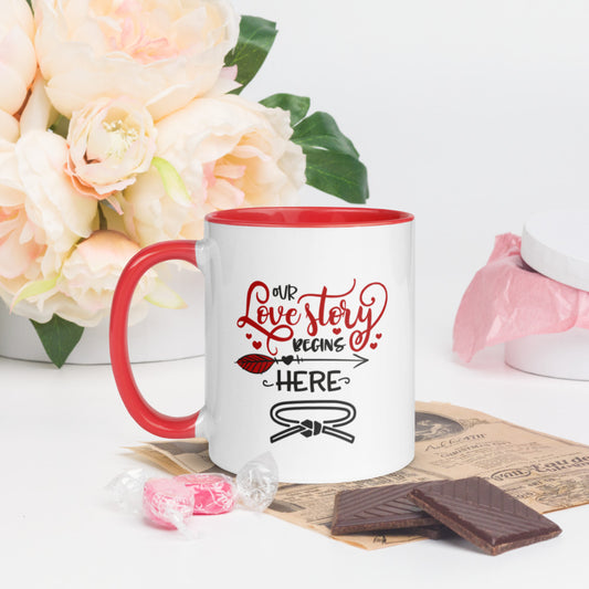 Taza con Color en el Interior- JiuJitsu Love Story