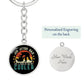 BJJ Pendant Keychain, Jiujitsu Dad, BJJ Gift for Him, BJJ Dad Gift, Brazilian Jiu-Jitsu Gifts, Bjj Charm Jewelry