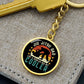 BJJ Pendant Keychain, Jiujitsu Dad, BJJ Gift for Him, BJJ Dad Gift, Brazilian Jiu-Jitsu Gifts, Bjj Charm Jewelry