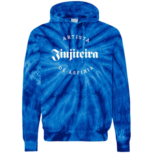 Pulôver Unissex Tie-Dyed com Capuz - Artista De Asfixia