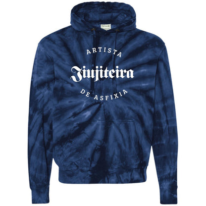 Sudadera con capucha unisex teñida con corbata- Artista De Asfixia