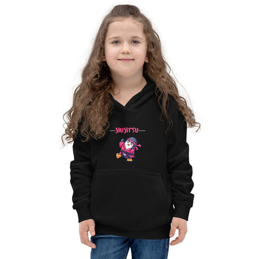 Kids BJJ Hoodie – Penguin Design for Future Grapplers-The Women of Jiujitsu