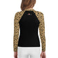 Youth BJJ Rash Guard – Halloween Leopard Skull Jiujiteira | Girls No-Gi Shirt