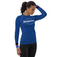 Bjj Rash Guard Feminino Classificado - Jiujiteira Artista De Asfixia Blue