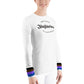 Women's BJJ Ranked Rash Guard- Jiujiteira Artista De Asfixia White