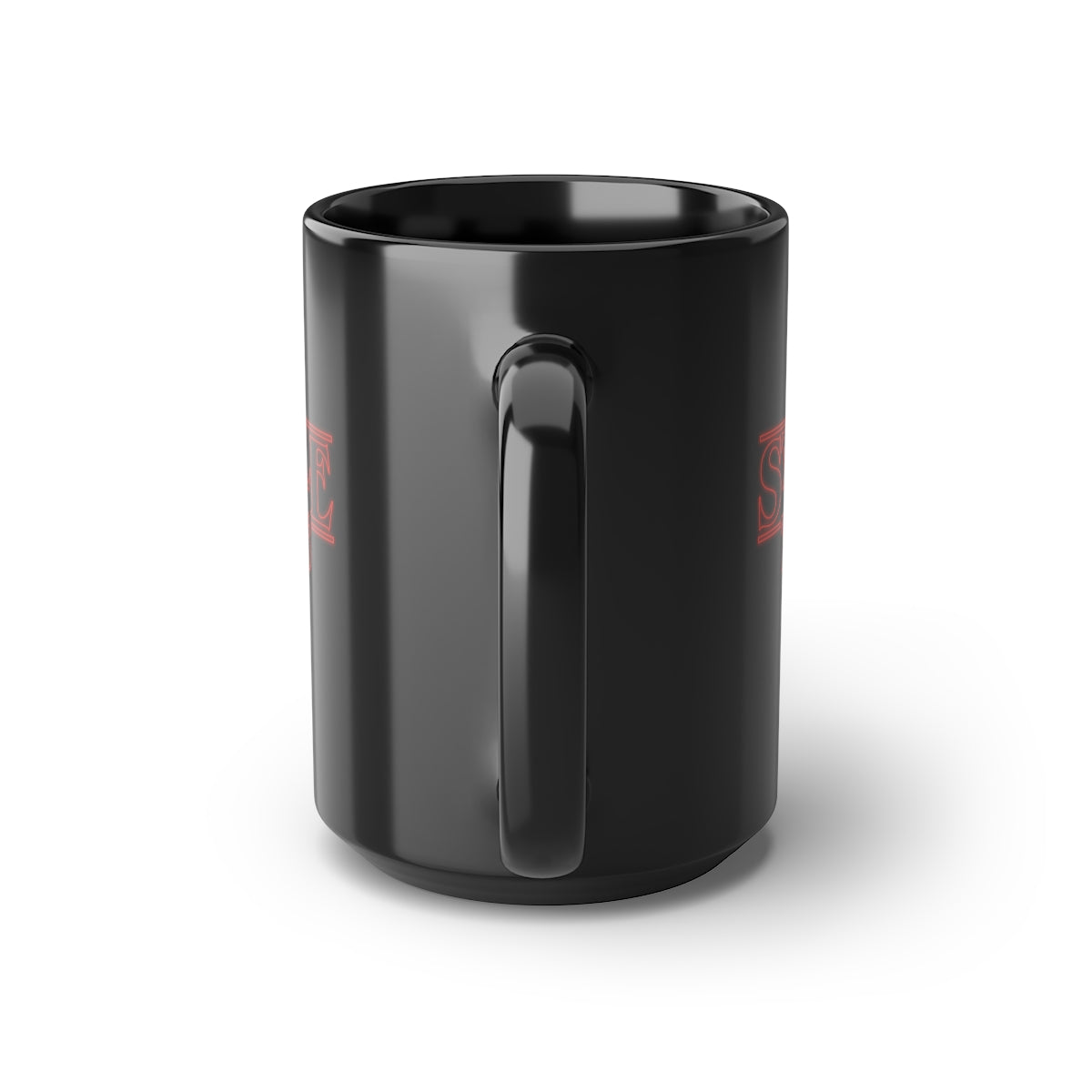 Black Mug, 15oz- Jiujitsu Strangle Things Coffee Cup gift