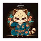 Bubble-free stickers- Ninja Kitty Paige, The Woman of Jiujitsu